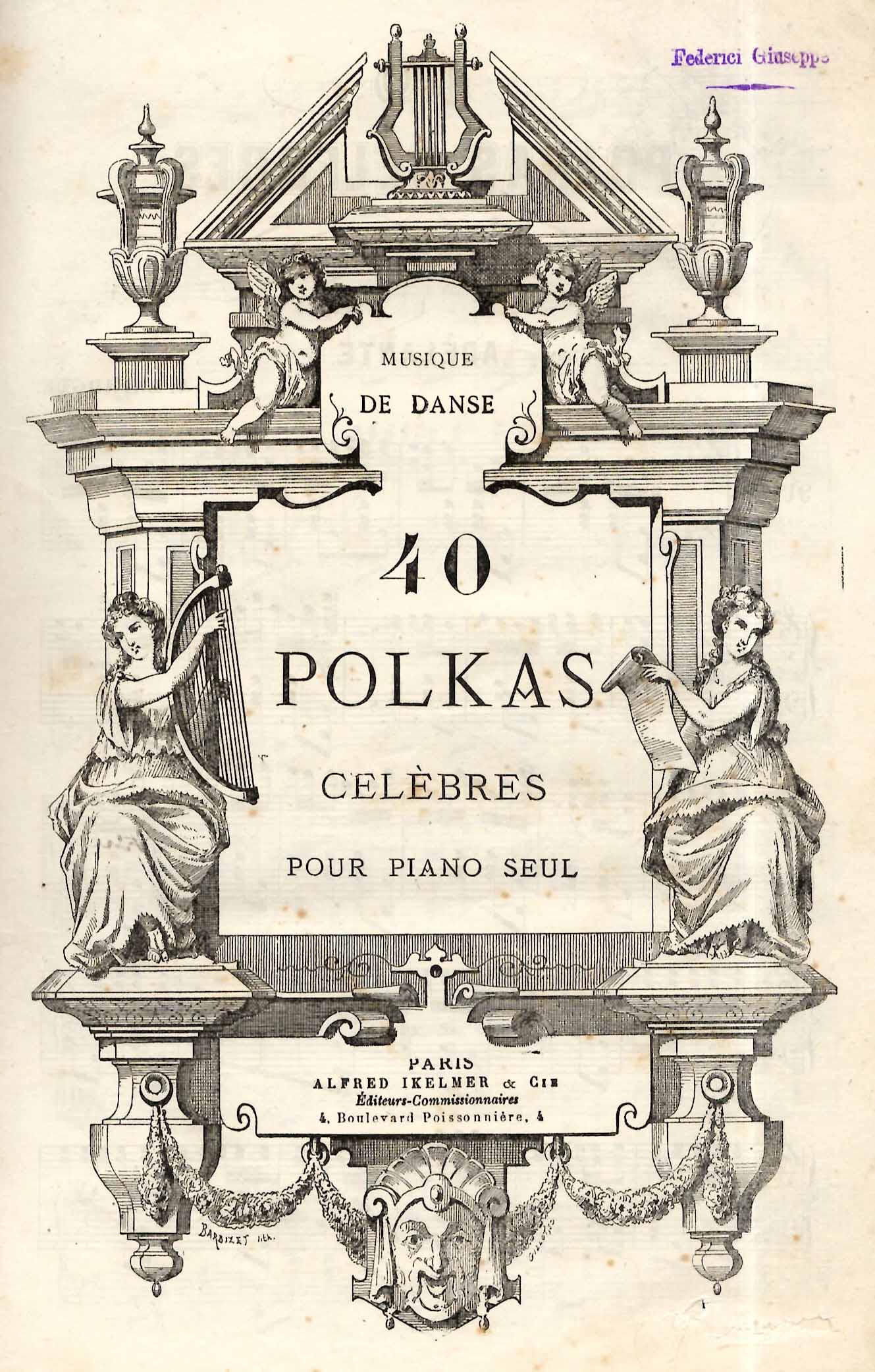 40 Polkas celèbres pour piano seul